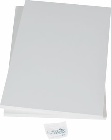 Epoq Standard hjørnehylde 100x35 cm 2 dele (hvid)