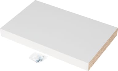 Epoq Standard hjørnehylde 80x35 cm 3 dele (hvid)