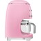 Smeg 50’s Style kaffemaskine DCF02PKEU (pink)