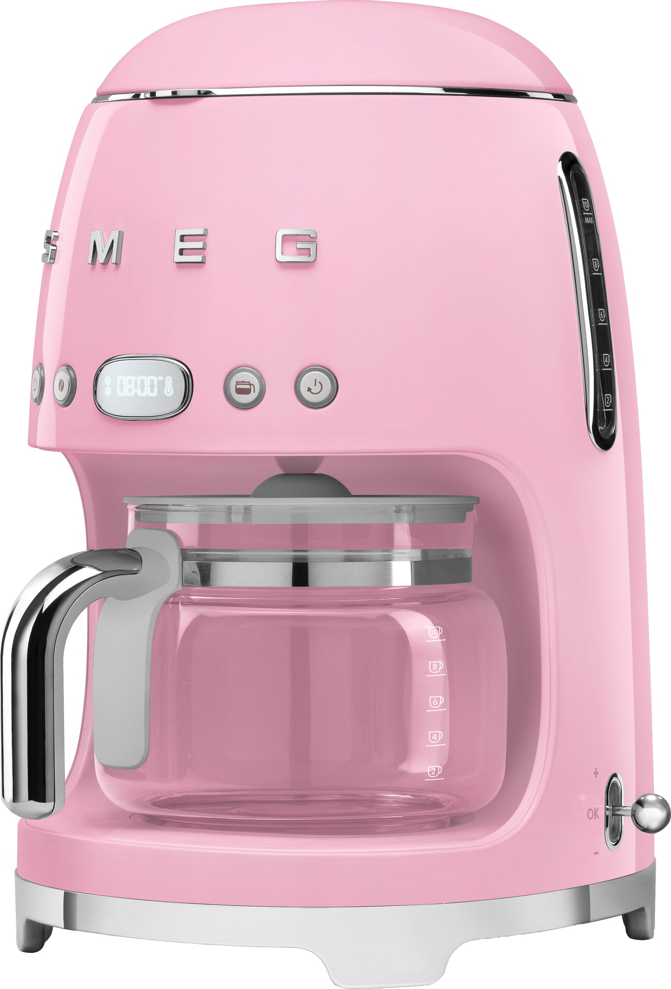 Smeg 50s Style kaffemaskine DCF02PKEU (pink)