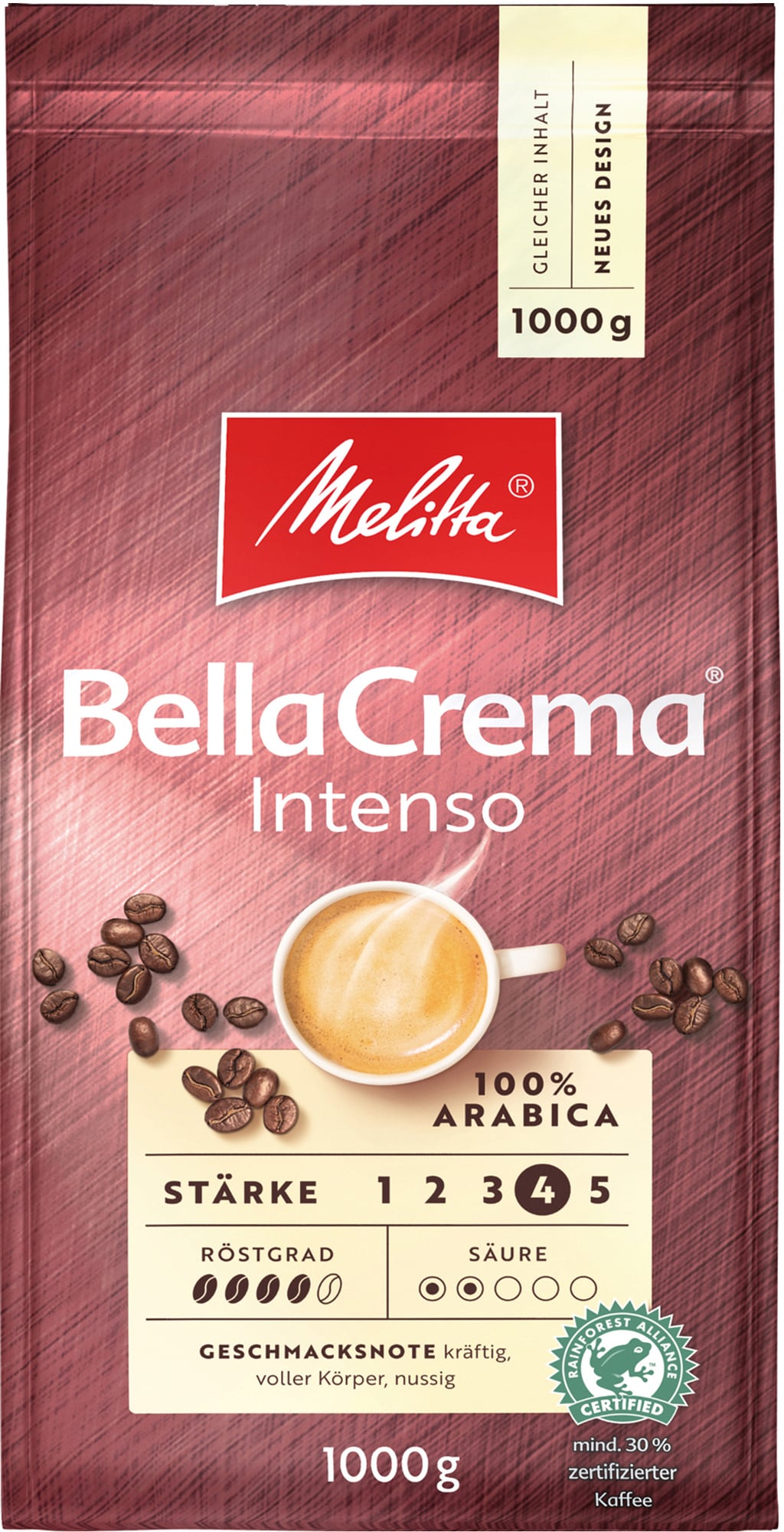 Melitta Bella Crema Intenso kaffebønner MEL974