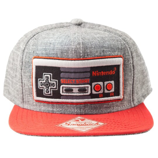 Nintendo NES Controller snapback cap (grå)