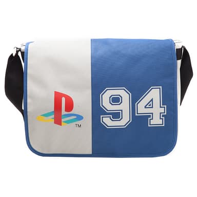 PlayStation Classic 94 logo kurértaske (grå/blå)