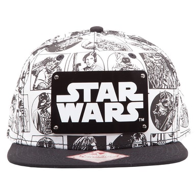 Star Wars metalplade og tegneserieprint snapback cap Elgiganten