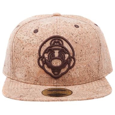 Nintendo Mario kork snapback cap (natural)