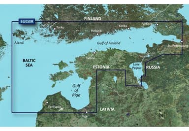 Garmin Gulfs of Finland & Riga Garmin VEU050R - BlueChart g3 Vision mSD/SD