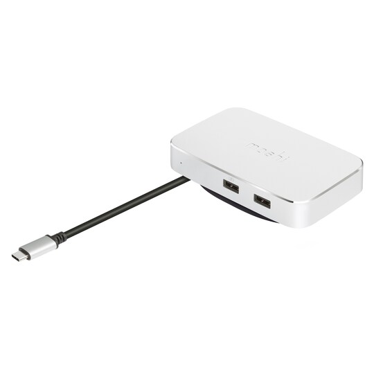 Moshi Symbus kompakt USB-C dockingstation (sølv)
