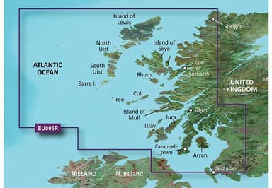 Garmin Scotland, West Coast Garmin microSD™/SD™ card: HXEU006R
