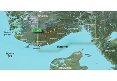 Garmin Oslo-Mandal-Smogen Garmin VEU507S - BlueChart g3 Vision mSD/SD