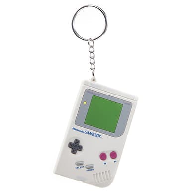 Nøglering Nintendo - GameBoy Classic gummi (grå)