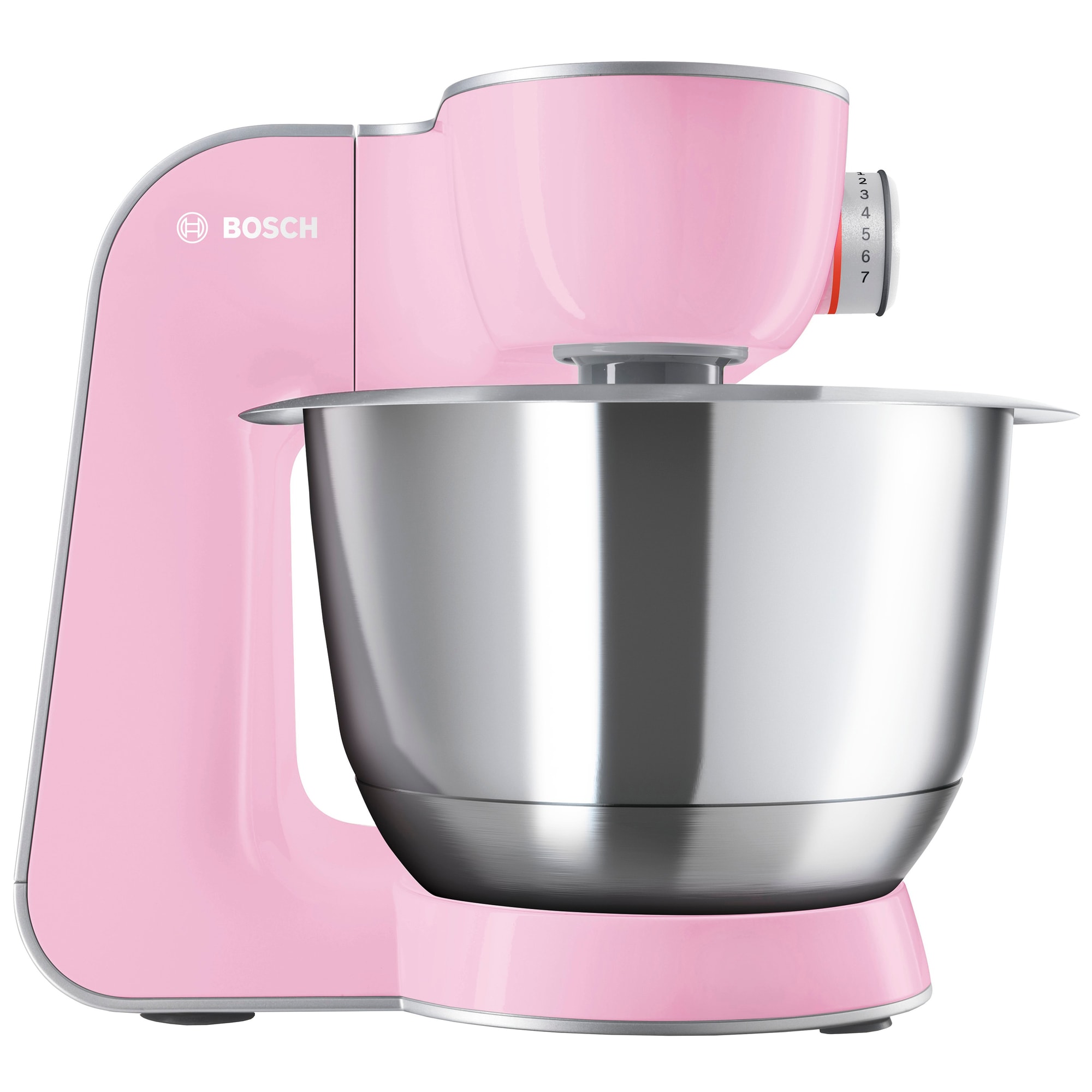 Bosch MUM5 CreationLine køkkenmaskine (pink / sølv) thumbnail