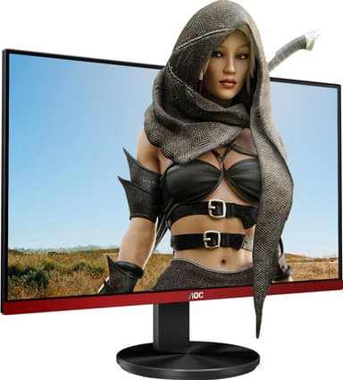 AOC G2490VXA 24" gaming skærm (sort)