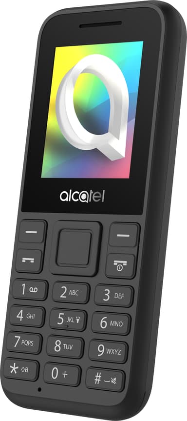 Alcatel 1066D mobiltelefon (sort) - Kun 2G