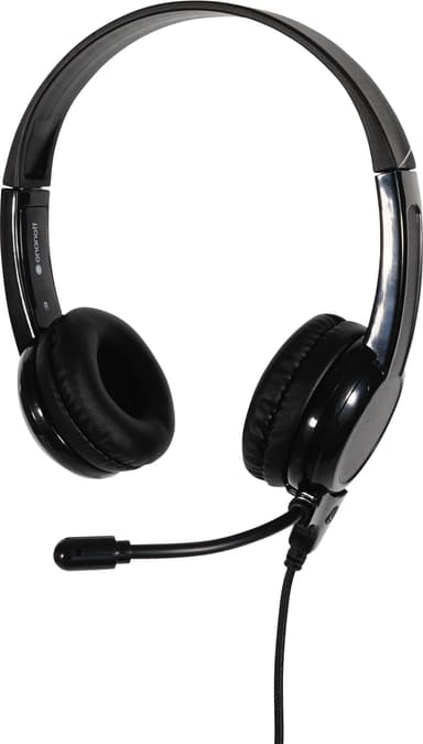 BuddyPhones Scholar Plus on-ear høretelefoner (sort)