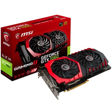 MSI GeForce GTX 1060 Gaming X 6G grafikkort