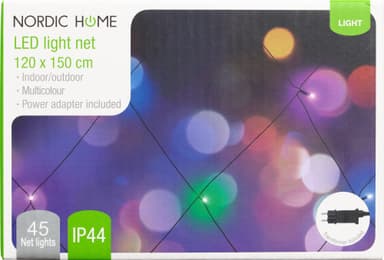 Nordic Home Christmas netlys 4420037 (hvid)