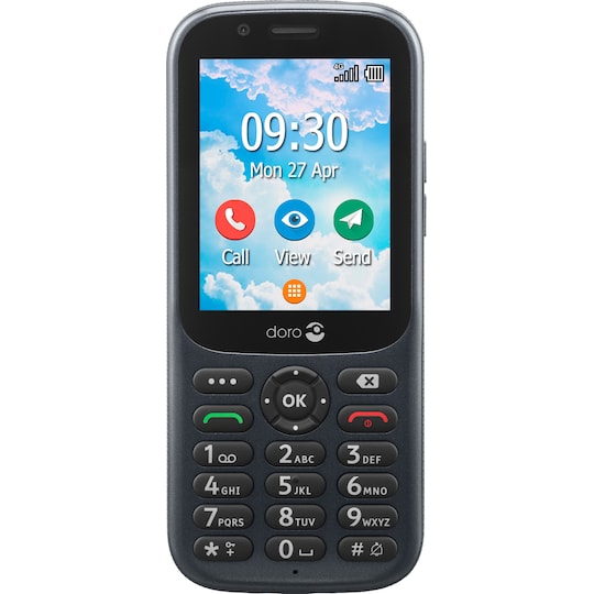 Doro 731X mobiltelefon (graphite)