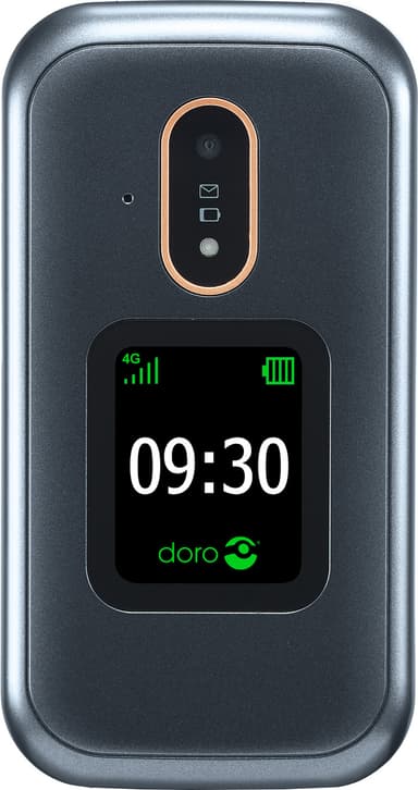 Doro 7081 mobiltelefon (graphite/hvid)