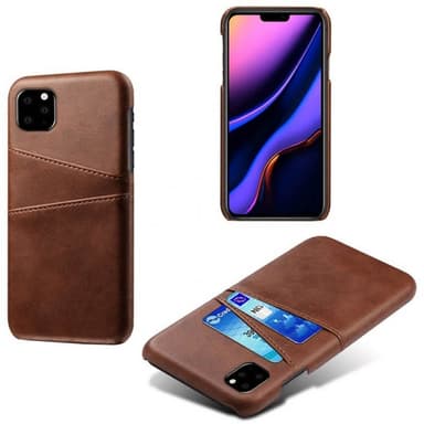 Retro Cover 2-kort Apple iPhone 11 Pro (5.8 ")  - brun