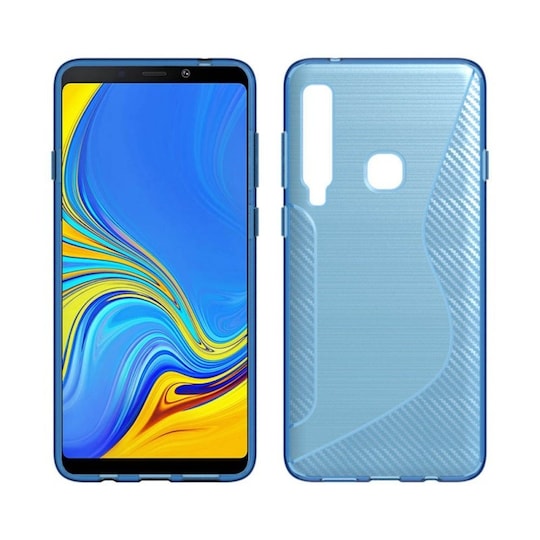 S-Line Silicone Cover til Samsung Galaxy A9 2018 (SM-A920F)  - blå