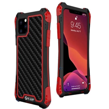 R-Just Amira cover til Apple iPhone 11 Pro Max (6,5 ")  - Sort / Rød