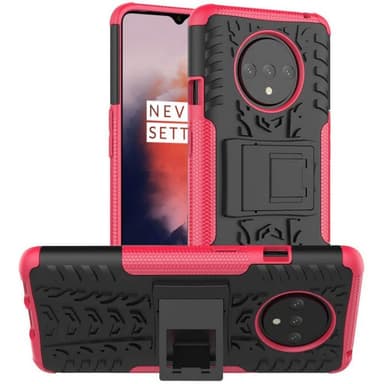 Stødfast Cover med stativ OnePlus 7T (HD1903)  - lyserød