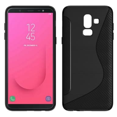 S-Line Silicone Cover til Samsung Galaxy J8 2018 (SM-J800F)  - sort
