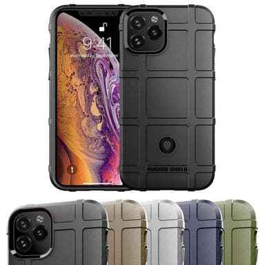 Rugged Shield cover til Apple iPhone 11 Pro (5.8 ")  - Grå