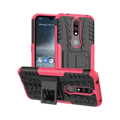 Stødfast Cover med stativ Nokia 4.2 (TA-1157)  - lyserød