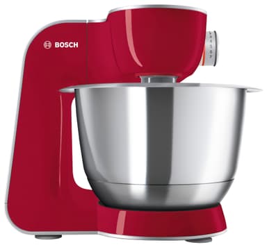 Bosch MUM5 CreationLine køkkenmaskine (mørkerød / sølv)