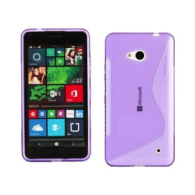 S-Line Silicone Cover til Microsoft Lumia 640 (RM-1072) : farve - lilla