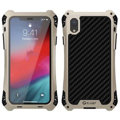 R-Just Amira cover til Apple iPhone XR (6.1 ")  - Guld / Sort