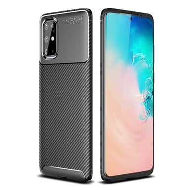 Carbon silikone cover Samsung Galaxy S20 Plus (SM-G986F)  - sort