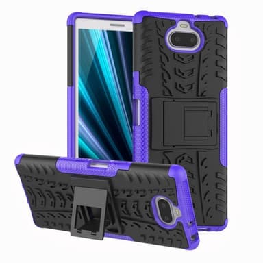 Stødfast Cover med stativ Sony Xperia 10 (I4113)  - lilla
