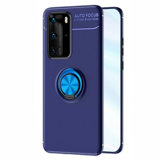 Slim Ring Cover Huawei P40 Pro (ELS-AN00)  - blå