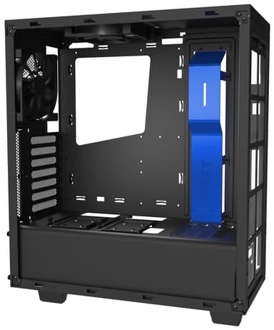 NZXT S340 PC-kabinet - sort/blå