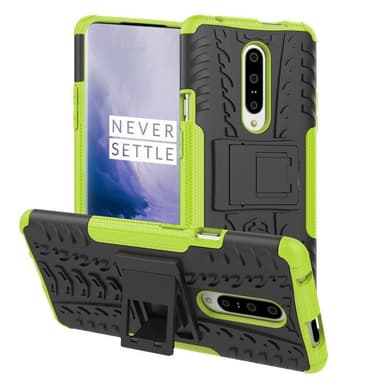 Stødfast Cover med stativ OnePlus 7 Pro  - grøn