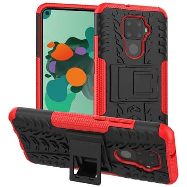Stødfast Cover med stativ Huawei Mate 30 Lite (SPL-L29)  - rød