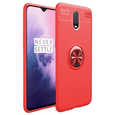 Slim Ring cover OnePlus 7  - rød