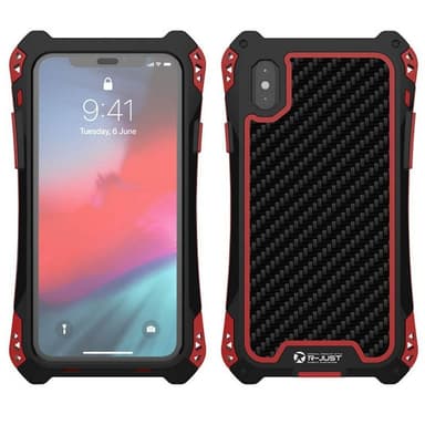 R-Just Amira cover til Apple iPhone X / XS  - Sort / Rød