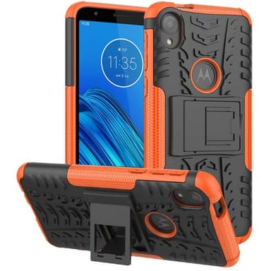 Stødfast Cover med stativ Motorola Moto E6 (XT2005-1)  - appelsin
