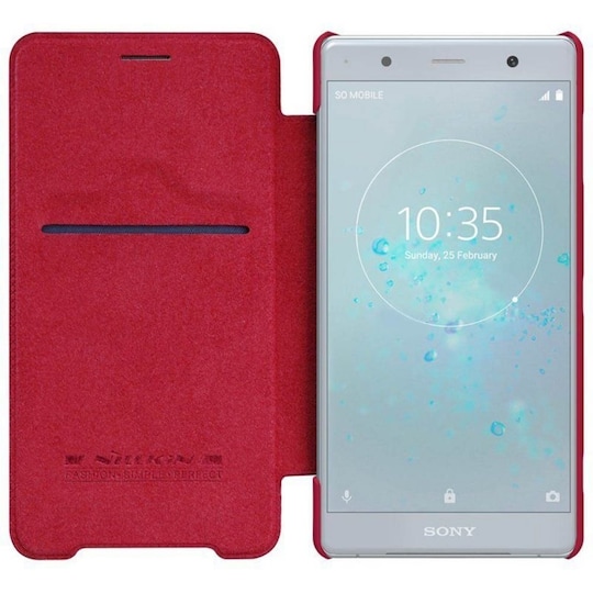 Nillkin Qin FlipCover Sony Xperia XZ2 Premium (H8166)  - rød