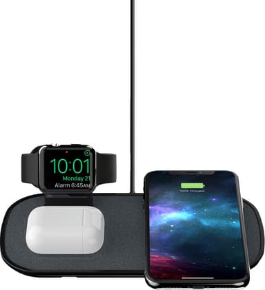Mophie 3-i-1 trådløs opladermåtte (sort)