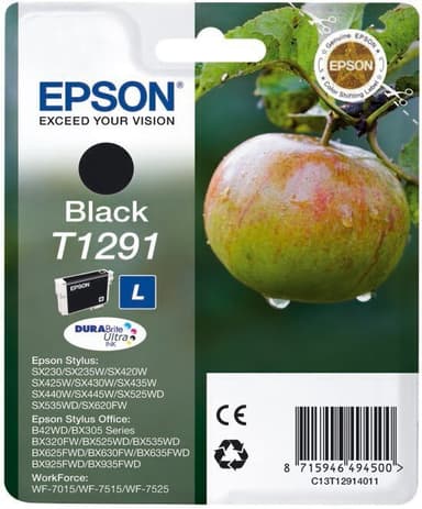 Epson Blækpatron DuraBrite Ultra T1291 Sort