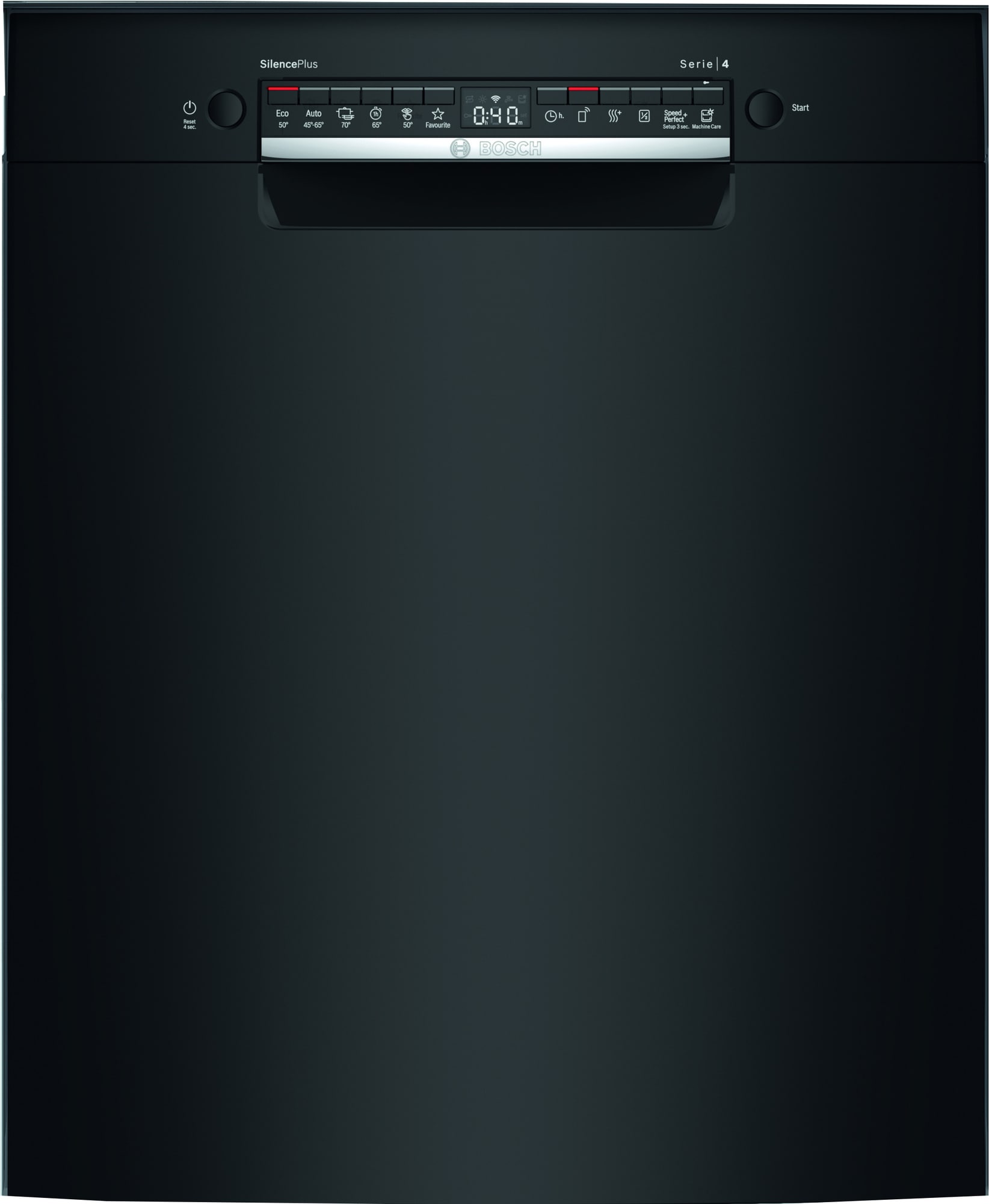 Bosch Serie 4 opvaskemaskine SMU4HAB48S (sort) *Godt køb thumbnail