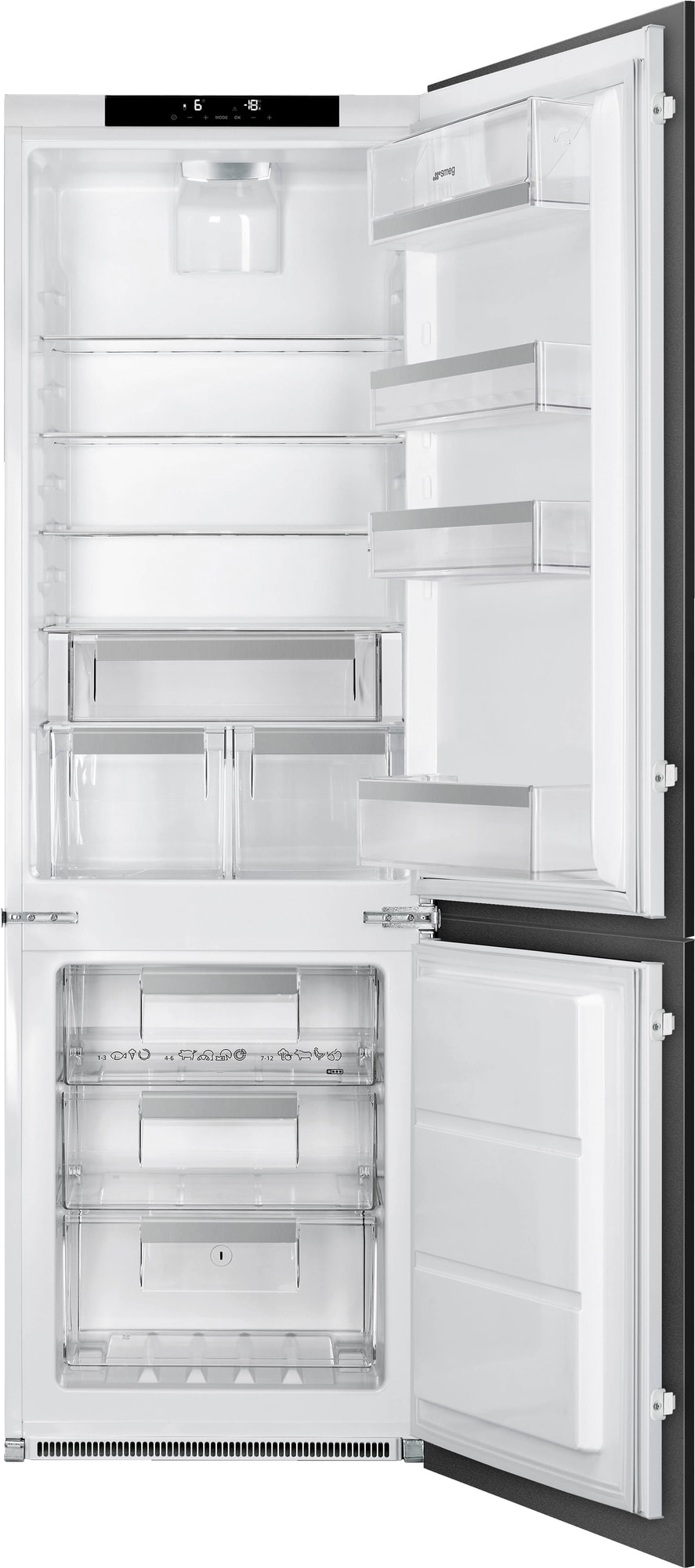 Smeg køleskab/fryser C8174N3E indbygget