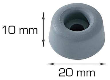 Dørstopper gummi