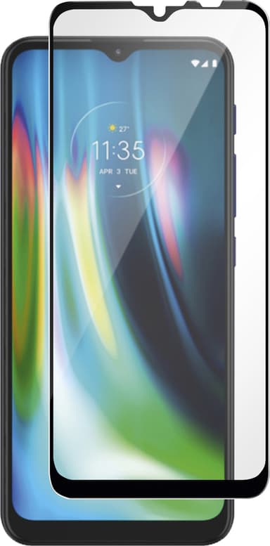 Panzer Full-Fit Motorola Moto G9 Play skærmbeskytter (sort)