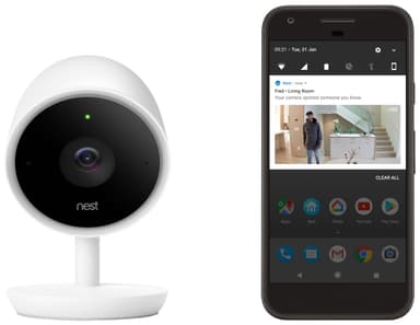 Google Nest Cam IQ smart sikkerhedskamera
