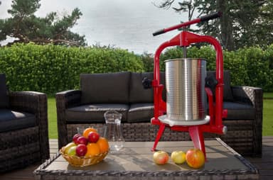 Frugtpresser - Rustfri - 9 liter